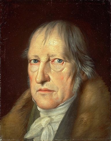 Le philosophe Georg Wilhelm Friedrich Hegel